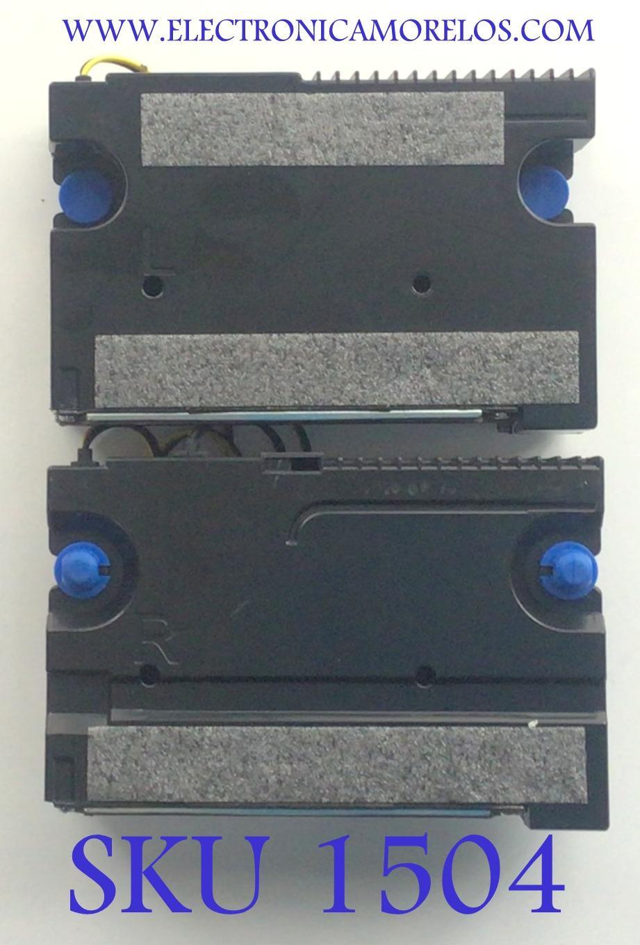 KIT DE BOCINAS PARA TV SAMSUNG ( 2 PZ ) / NUMERO DE PARTE BN96-30337L / KT0F12SV88 / BN9630337L / 30337L / 6Ω / 10W / PANEL CY-NN043HGNV1H / MODELO UN43NU6950BXZA DA1